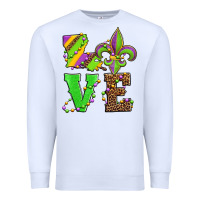 White love mardi gras Premium Sweatshirt - Jasminsmagicworld