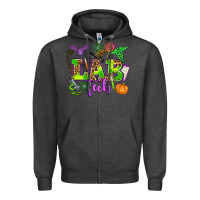 Charcoal Heather lab tech halloween Zipper Hoodie - AdoDesignShop