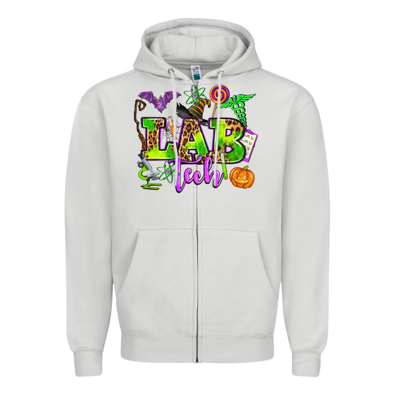 Lab Tech Halloween Zipper Hoodie by AdoDesignShop | Teevron