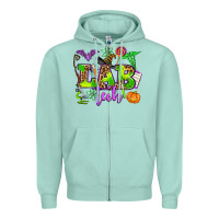 Seafoam lab tech halloween Zipper Hoodie - AdoDesignShop