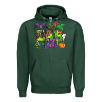 Sports Green lab tech halloween Zipper Hoodie - AdoDesignShop