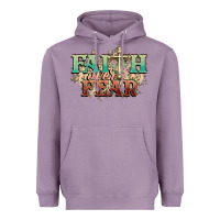 Faith Over Fear Cross Heavyweight Hoodie | Teevron