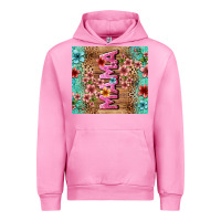 Fuchsia Pink floral mama Urban Hoodie - LillyAllenDesigns