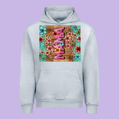 Floral Mama Urban Hoodie Designed By Lillyallendesigns