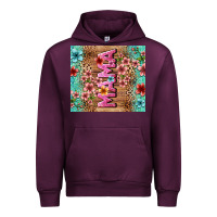 Mauve Wine floral mama Urban Hoodie - LillyAllenDesigns