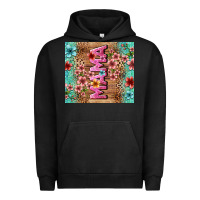 Pigment Black floral mama Urban Hoodie - LillyAllenDesigns