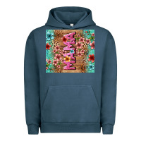 Pigment Midnight Navy floral mama Urban Hoodie - LillyAllenDesigns