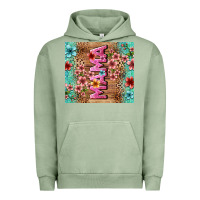 Pigment Oil Green floral mama Urban Hoodie - LillyAllenDesigns