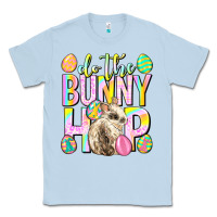Dusty Blue Do the bunny hop Easter Day Classic Tee - Neo Western