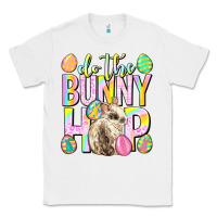 White Do the bunny hop Easter Day Classic Tee - Neo Western