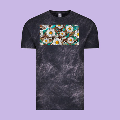 Vintage Tee leopard daisy