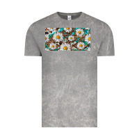 Cloud Rock leopard daisy Vintage Tee - RanaPortraitStore