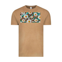 Vintage Camel leopard daisy Vintage Tee - RanaPortraitStore