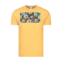Vintage Mustard leopard daisy Vintage Tee - RanaPortraitStore