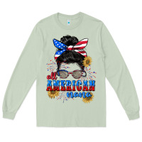 Matcha All American Nana 4th of July Long Sleeve Tee - CowGirlArtShop