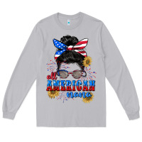 Moon Dust All American Nana 4th of July Long Sleeve Tee - CowGirlArtShop