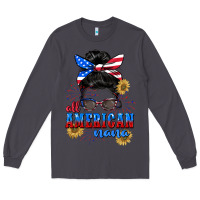 Smoke All American Nana 4th of July Long Sleeve Tee - CowGirlArtShop