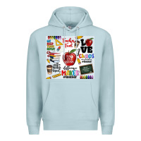 Blue Mist teacher Premium Hoodie - MaliasSmallBusiness