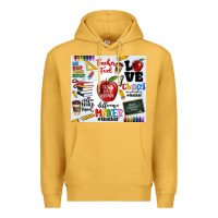 Mustard teacher Premium Hoodie - MaliasSmallBusiness