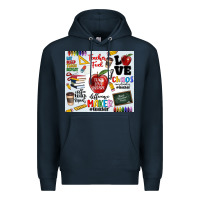 Navy teacher Premium Hoodie - MaliasSmallBusiness
