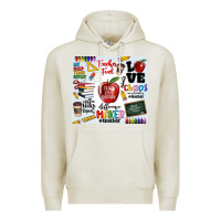 Oatmeal Heather teacher Premium Hoodie - MaliasSmallBusiness