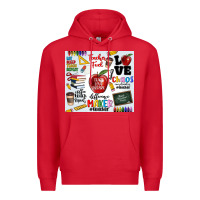 Red teacher Premium Hoodie - MaliasSmallBusiness