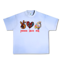 Grape Ice peace love art Urban Heavy Tee - texasbilliewilder