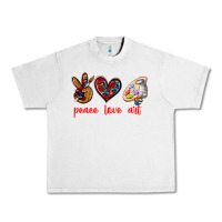 Lunar Rock peace love art Urban Heavy Tee - texasbilliewilder