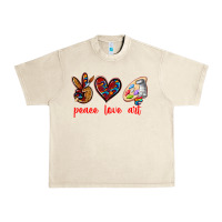 Sandshell peace love art Urban Heavy Tee - texasbilliewilder