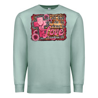 Seafoam let all that you do be done in love Premium Sweatshirt - Jasminsmagicworld