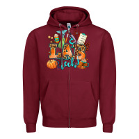 Burgundy lab tech fall Zipper Hoodie - AdoDesignShop