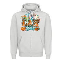 Dove Grey lab tech fall Zipper Hoodie - AdoDesignShop