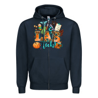 Navy lab tech fall Zipper Hoodie - AdoDesignShop