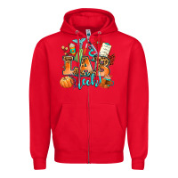 Red lab tech fall Zipper Hoodie - AdoDesignShop
