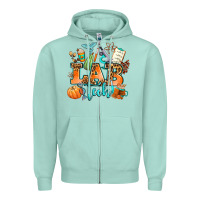 Seafoam lab tech fall Zipper Hoodie - AdoDesignShop