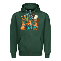 Sports Green lab tech fall Zipper Hoodie - AdoDesignShop