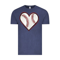 Vintage Denim baseball heart Vintage Tee - texasbilliewilder