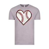 Vintage Zinc baseball heart Vintage Tee - texasbilliewilder
