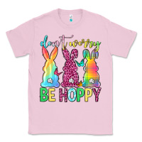 Bubblegum Pink Don't worry be hoppy Easter Day Classic Tee - Neo Western