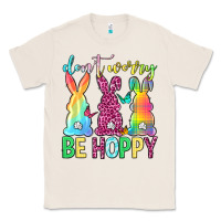 Natural Don't worry be hoppy Easter Day Classic Tee - Neo Western