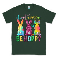 Sports Green Don't worry be hoppy Easter Day Classic Tee - Neo Western