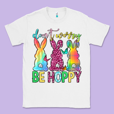 Don't Worry Be Hoppy Easter Day Classic Tee Designed By Neo Western