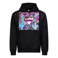 Black mama cowboy western animal pattern neon Urban Hoodie - LillyAllenDesigns