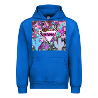 Mama Cowboy Western Animal Pattern Neon Urban Hoodie | Teevron