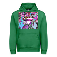 Emerald mama cowboy western animal pattern neon Urban Hoodie - LillyAllenDesigns