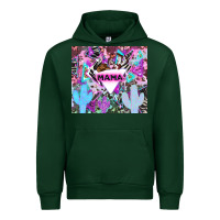 Forest Green mama cowboy western animal pattern neon Urban Hoodie - LillyAllenDesigns