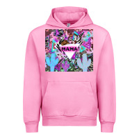 Fuchsia Pink mama cowboy western animal pattern neon Urban Hoodie - LillyAllenDesigns