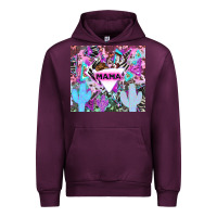 Mauve Wine mama cowboy western animal pattern neon Urban Hoodie - LillyAllenDesigns