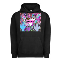 Pigment Black mama cowboy western animal pattern neon Urban Hoodie - LillyAllenDesigns
