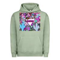 Pigment Oil Green mama cowboy western animal pattern neon Urban Hoodie - LillyAllenDesigns